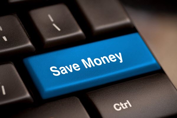 Save Money Computer Button
